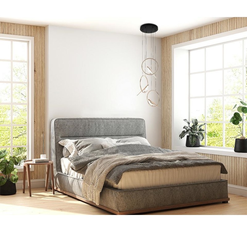 MOOSEE lampa wisząca BIRD DISC złota