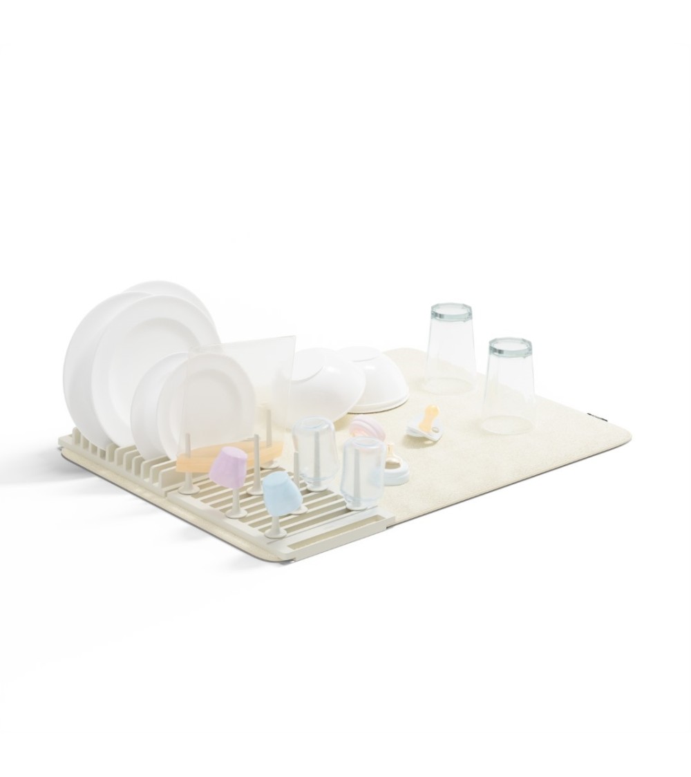 UMBRA suszarka do naczyń UDRY z matą beżowa