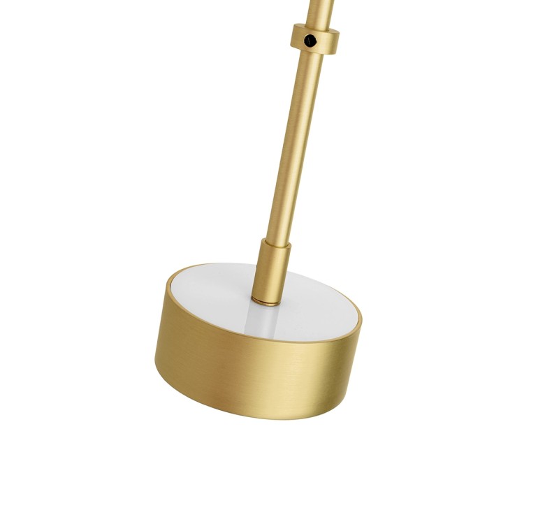 MOOSEE lampa wisząca CAPRI LINE 3 złota   - 180 LED, aluminium, szkło