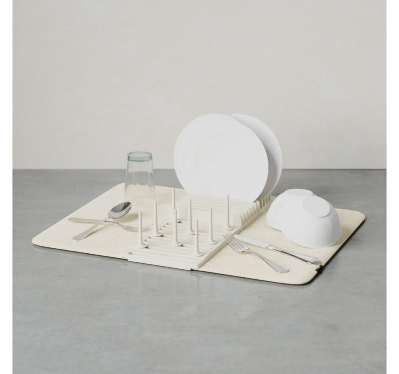 UMBRA suszarka do naczyń UDRY z matą beżowa