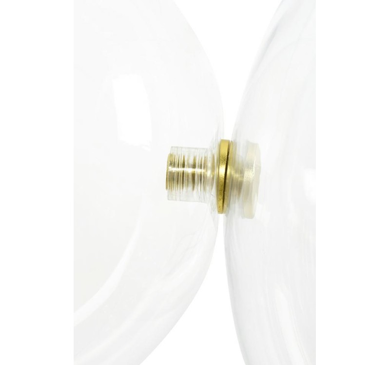 MOOSEE lampa wisząca CAPRI DISC 3 złota   - 180 LED, aluminium, szkło