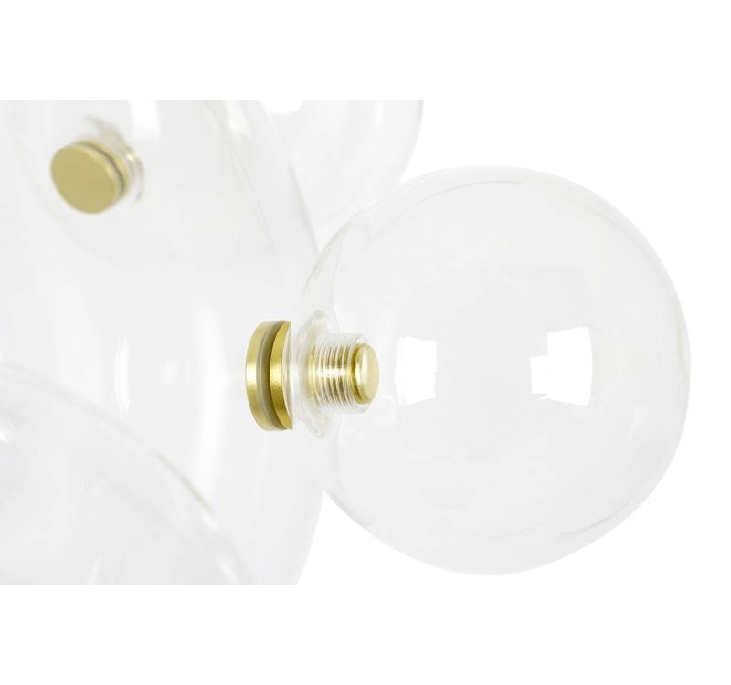 MOOSEE lampa wisząca CAPRI LINE 5 złota   - 300 LED, aluminium, szkło