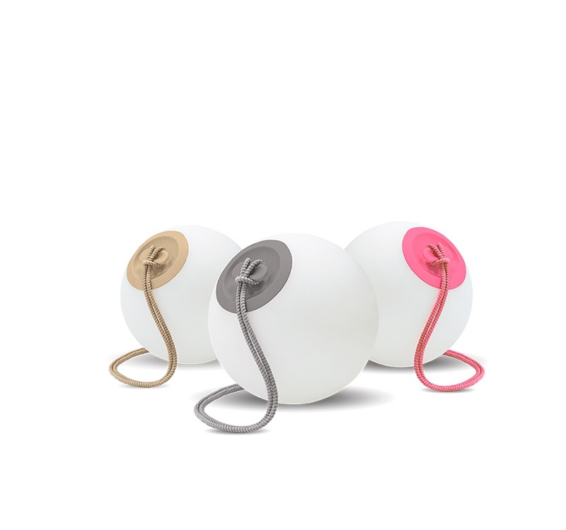 NEW GARDEN lampa wisząca NORAI 25 BATTERY GREY