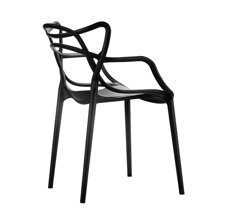 Krzesło HILO PREMIUM czarne - polipropylen