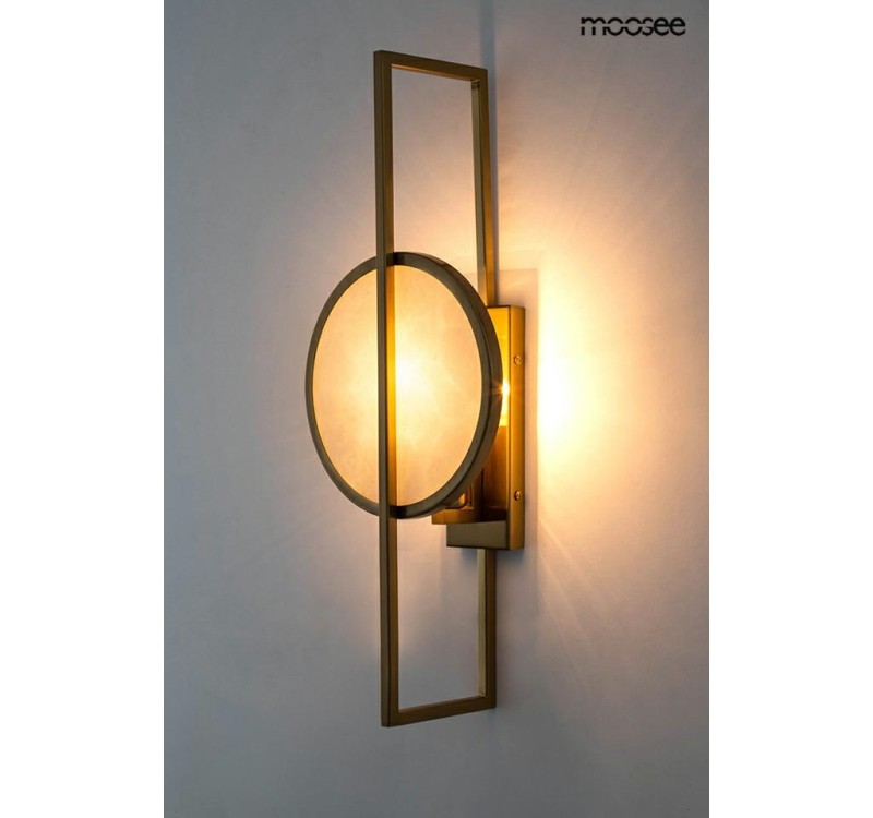 MOOSEE lampa ścienna TROYA złota