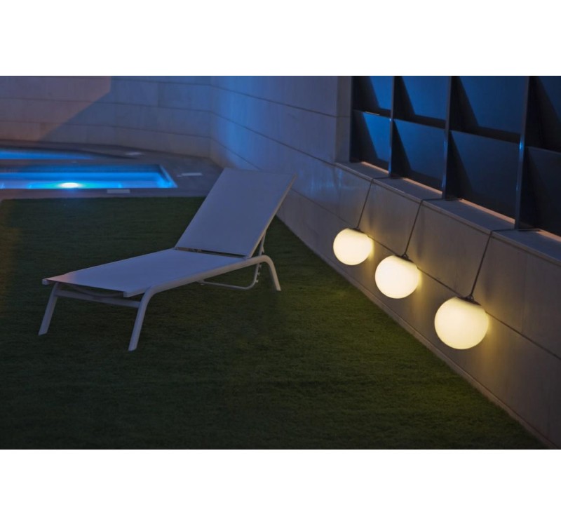 NEW GARDEN lampa wisząca NORAI 25 BATTERY GREY