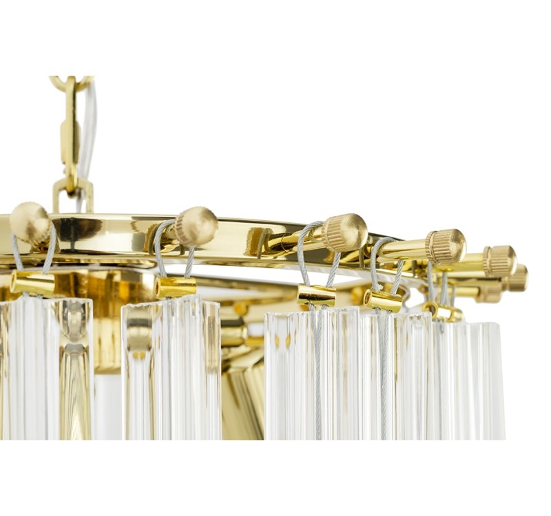 MOOSEE lampa wisząca MURANO S złota