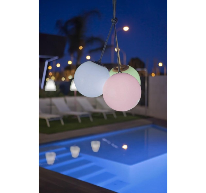 NEW GARDEN lampa wisząca NORAI 25 BATTERY BEIGE