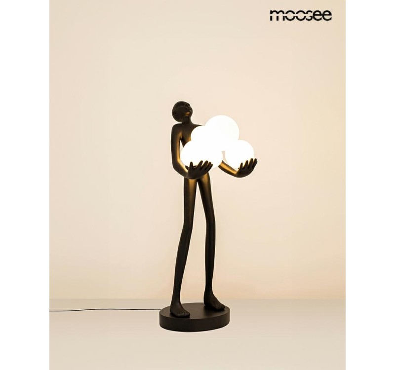 MOOSEE lampa stołowa HUMAN PREMIUM        czarna