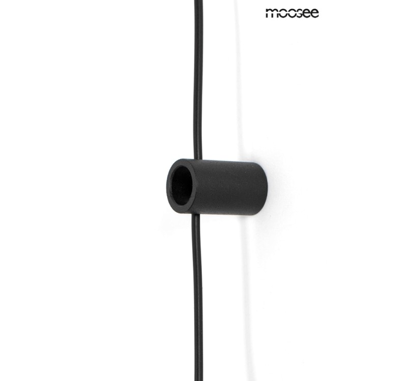 MOOSEE lampa ścienna FLAT czarna