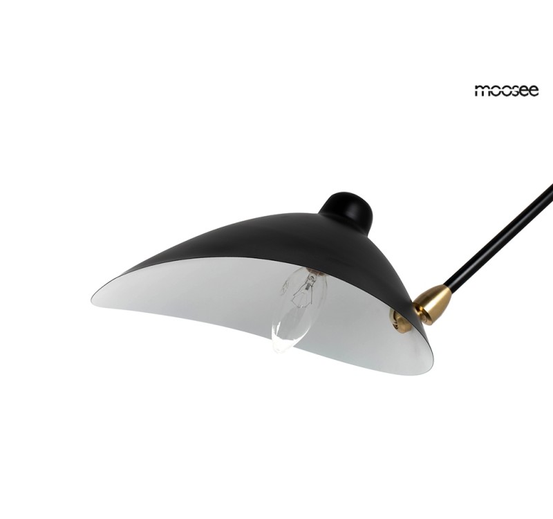 MOOSEE lampa ścienna RAVEN 2 - aluminium, stal węglowa