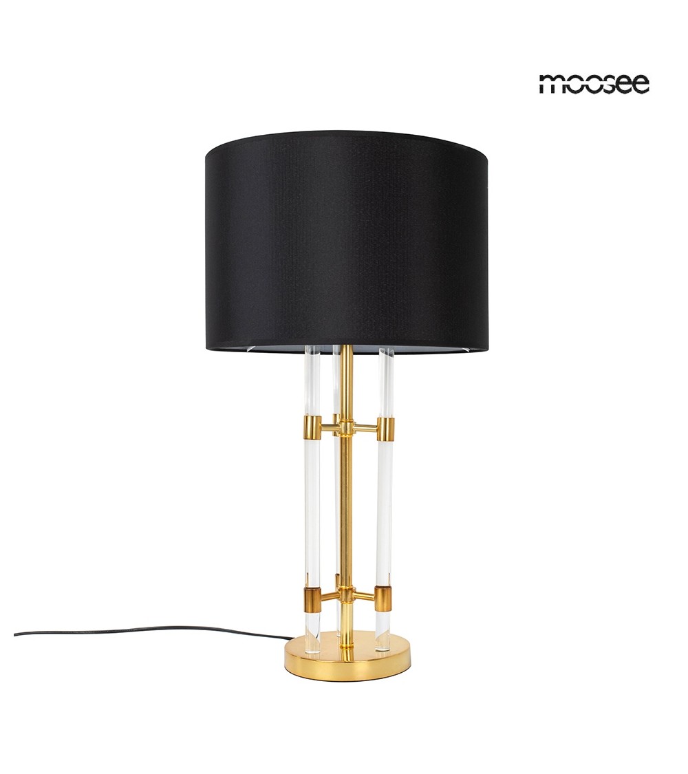MOOSEE lampa stołowa MOXY złota / czarna