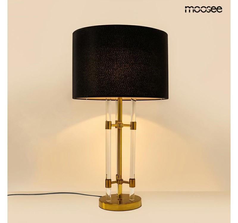 MOOSEE lampa stołowa MOXY złota / czarna
