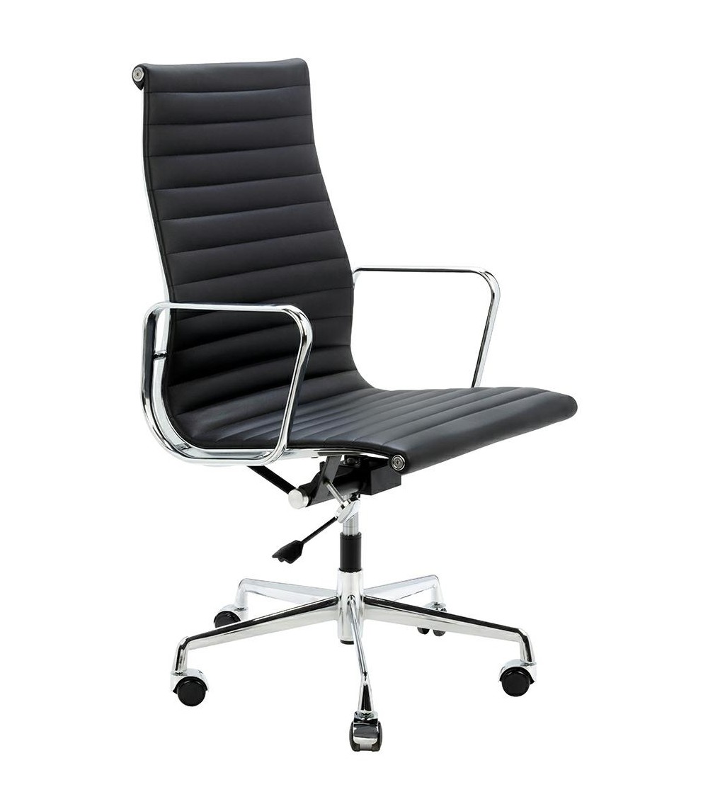 Fotel biurowy AERON PRESTIGE PLUS chrom  - skóra naturalna, aluminium