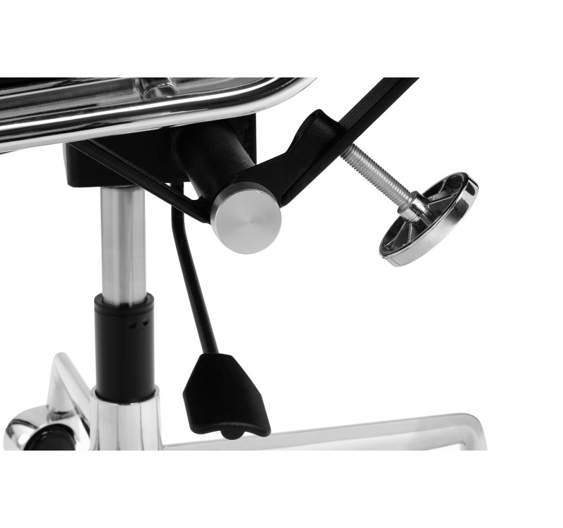 Fotel biurowy AERON PRESTIGE PLUS chrom  - skóra naturalna, aluminium