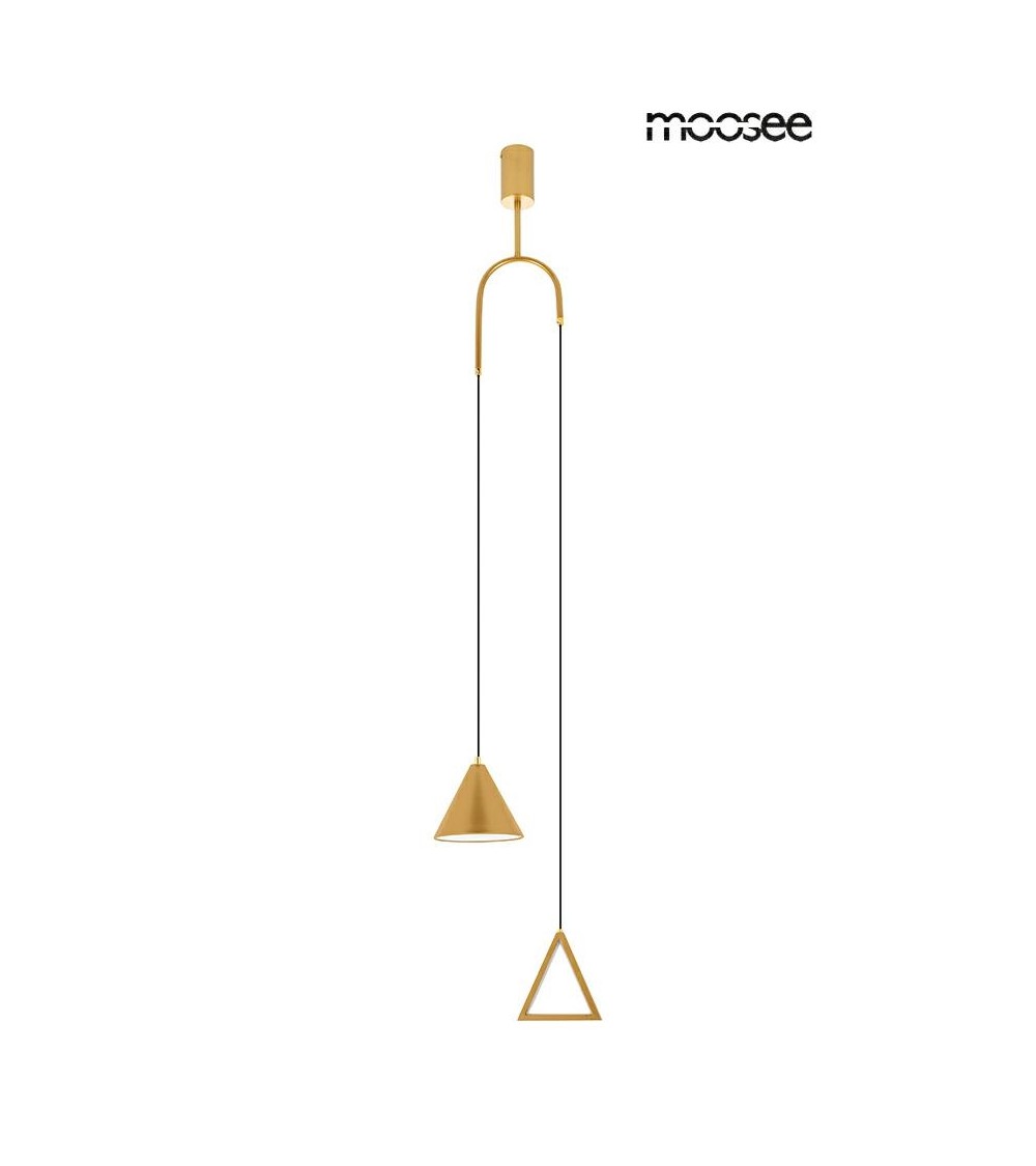 MOOSEE lampa wisząca ACUSTICA złota