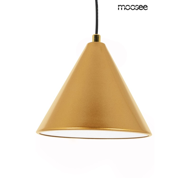 MOOSEE lampa wisząca ACUSTICA złota
