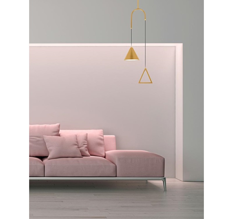 MOOSEE lampa wisząca ACUSTICA złota