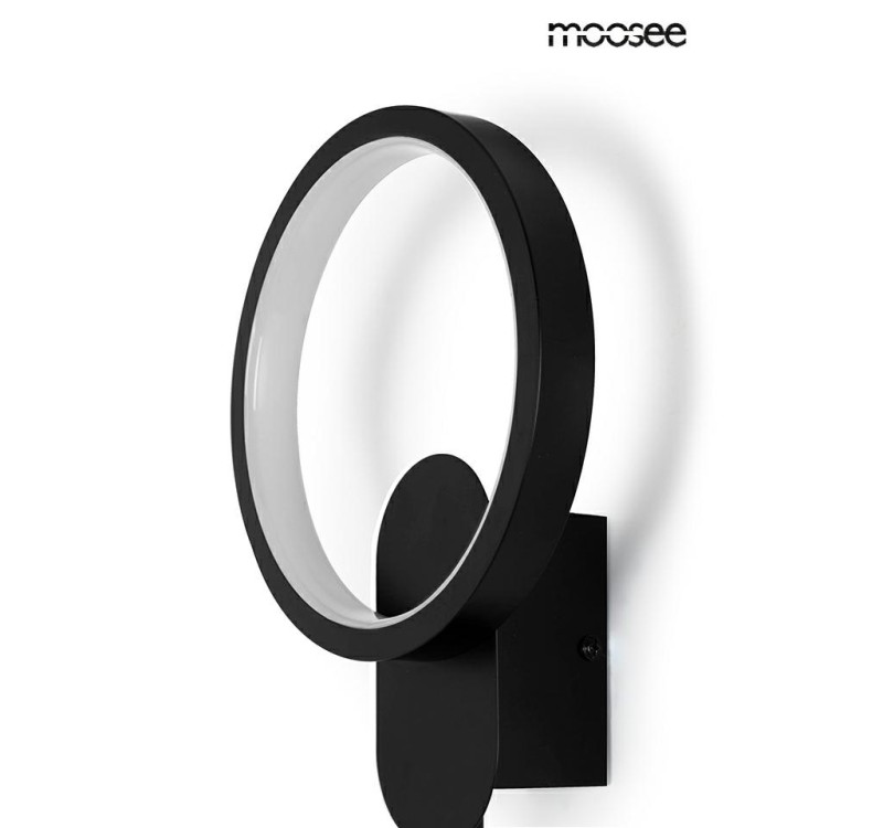 MOOSEE lampa ścienna COMO czarna