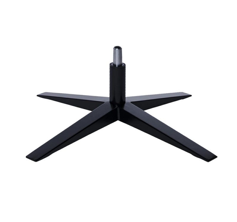 Noga i uchwyt fotel EGG SZEROKI BLACK - stal lakierowana na czarno