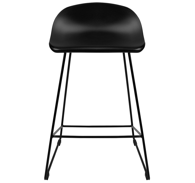 Krzesło barowe ROLF czarne 76