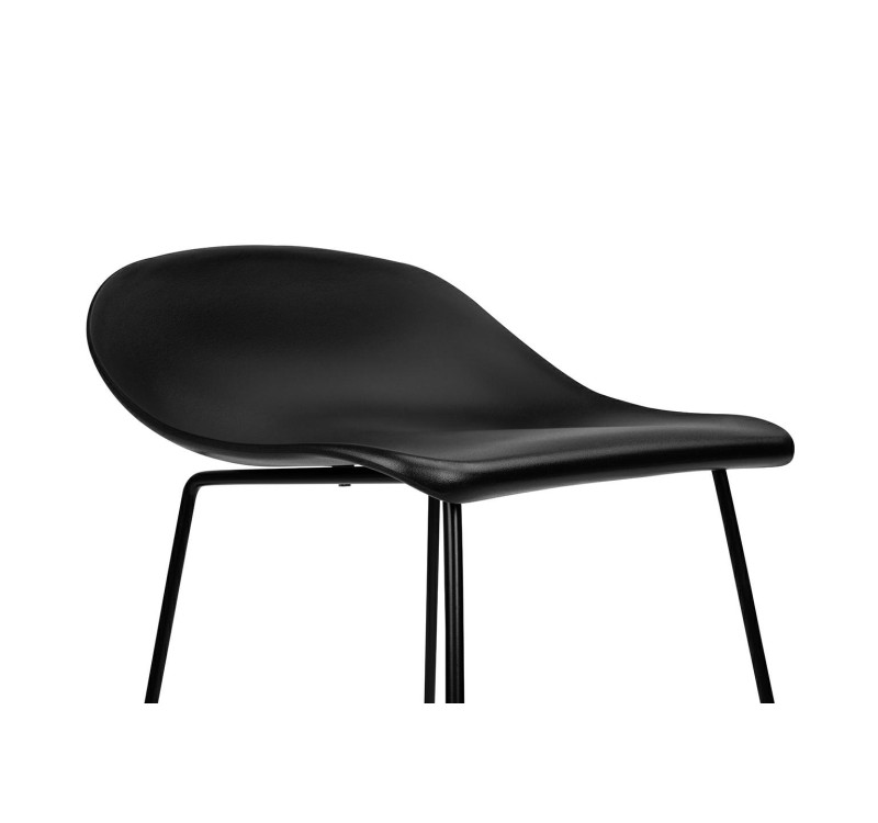 Krzesło barowe ROLF czarne 76