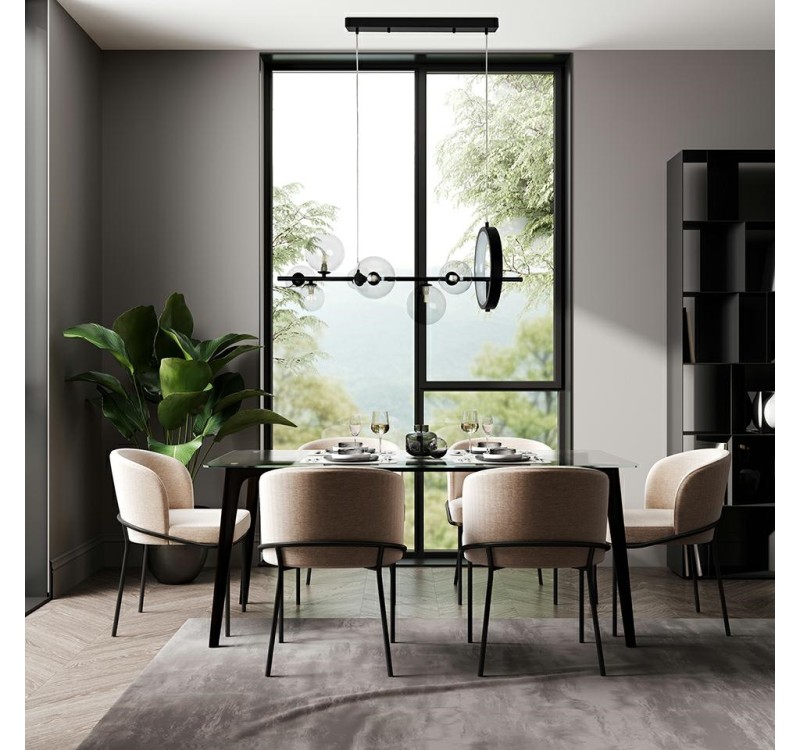 MOOSEE lampa wisząca ALURE LINE 90 czarna