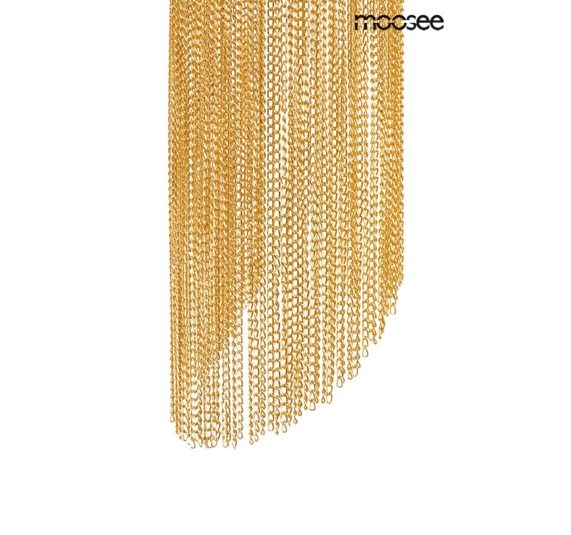 MOOSEE lampa ścienna LAMBADA łańcuszki złota