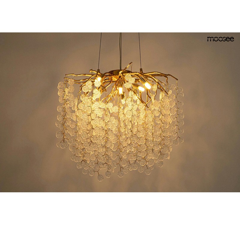 MOOSEE lampa wisząca RIVIERA 60 złota /   clear
