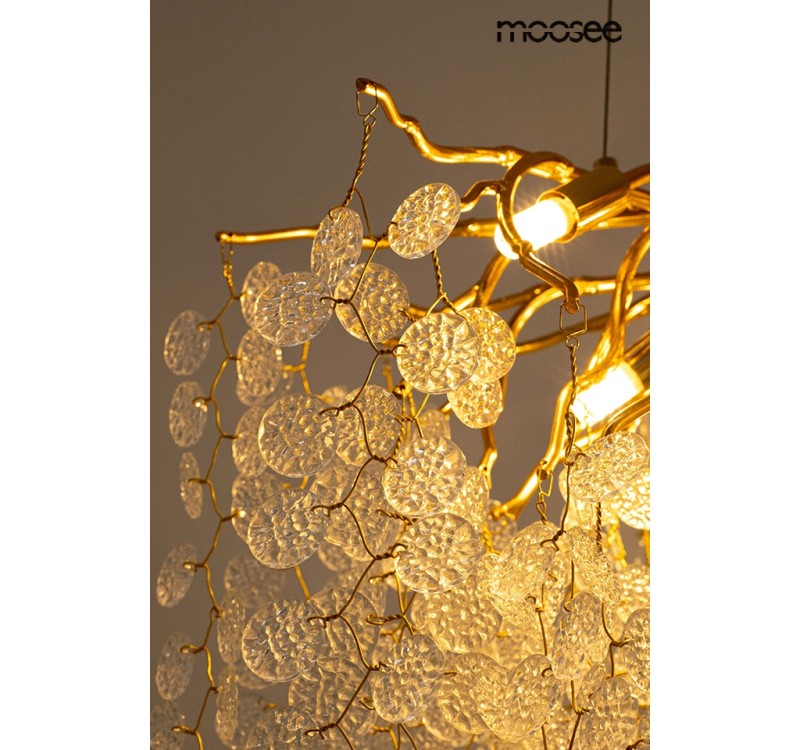 MOOSEE lampa wisząca RIVIERA 60 złota /   clear