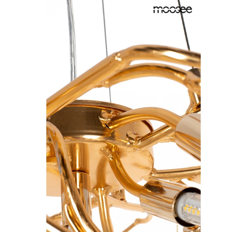 MOOSEE lampa wisząca RIVIERA 60 złota /   clear