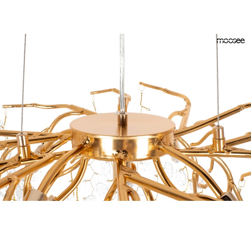 MOOSEE lampa wisząca RIVIERA 60 złota /   clear