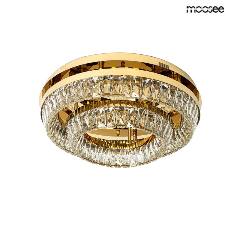 MOOSEE lampa sufitowa / plafon SAVOY 2    złota