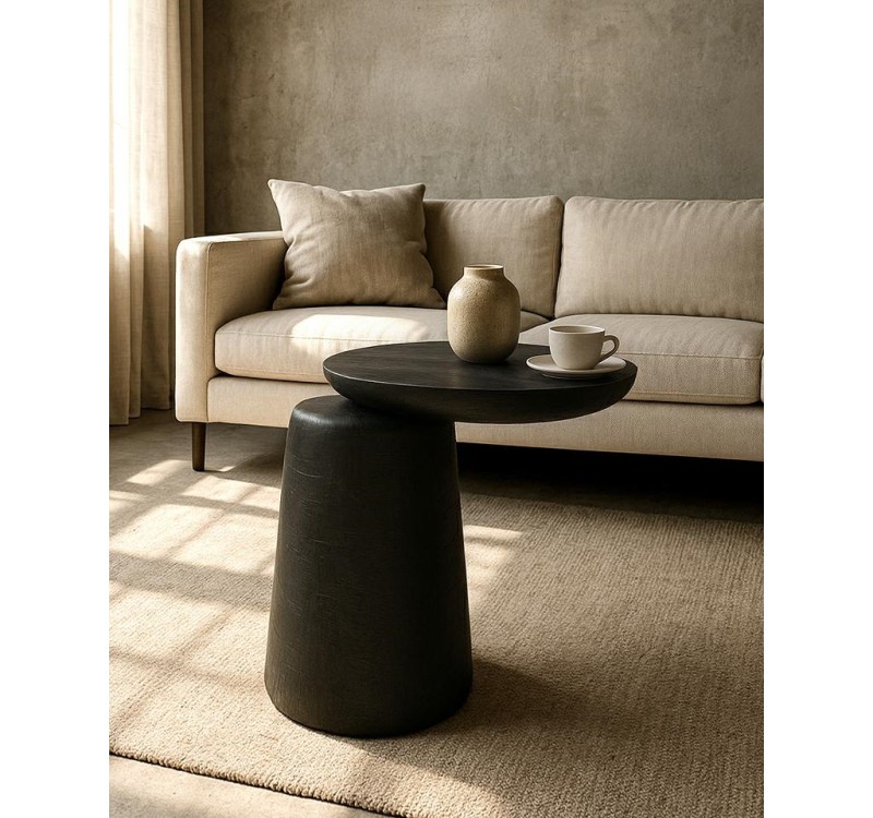 MaMaison stolik ELIAS czarny / drewno