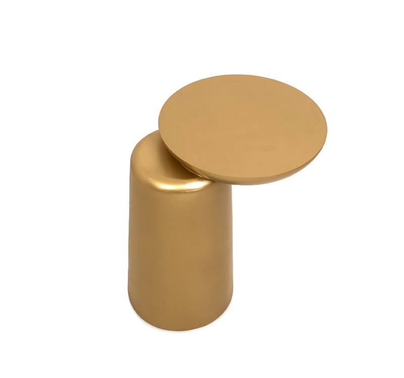 MaMaison stolik ELIAS złoty / drewno