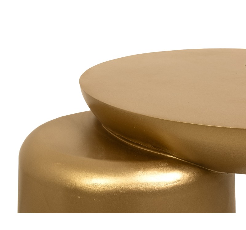 MaMaison stolik ELIAS złoty / drewno