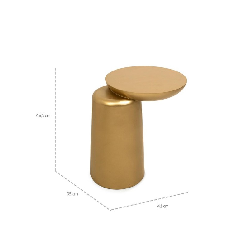 MaMaison stolik ELIAS złoty / drewno