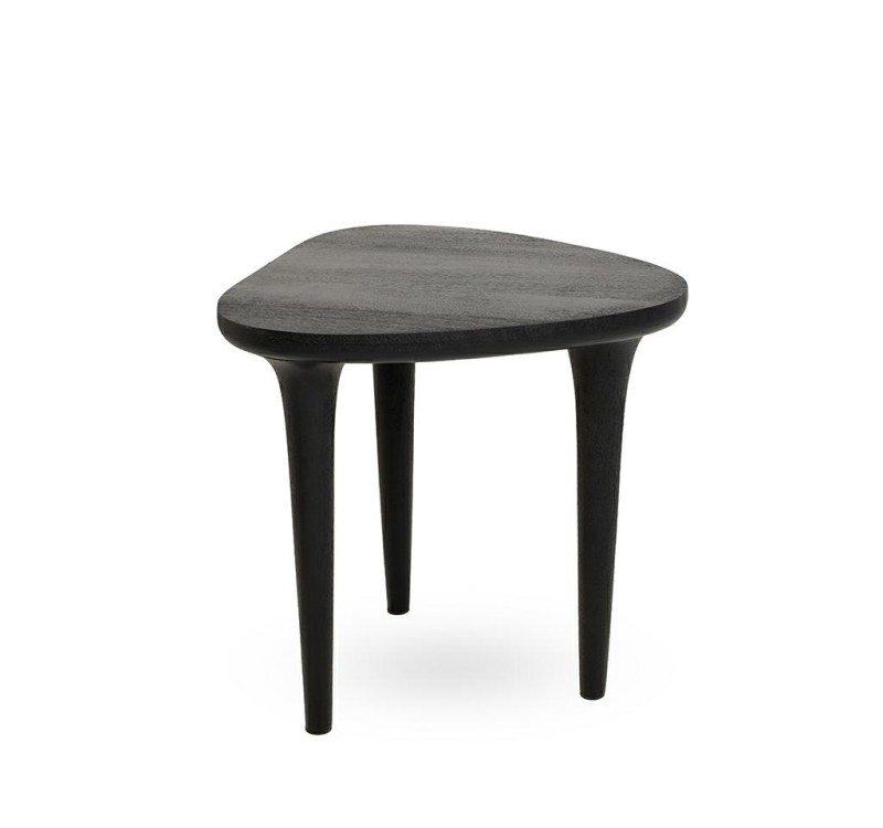 MaMaison stolik LAMINAR czarny / drewno