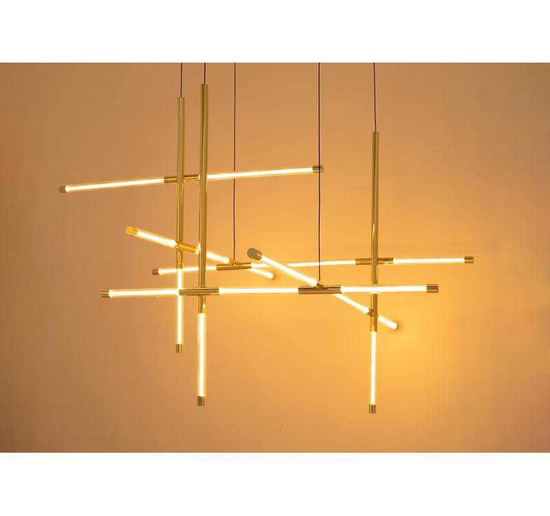 MOOSEE lampa wisząca MIKADO M złota