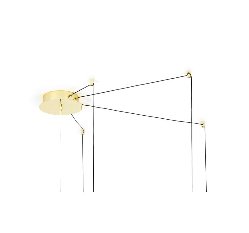 MOOSEE lampa wisząca MIKADO M złota