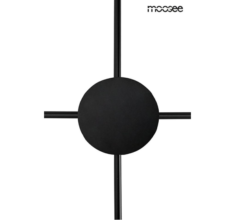 MOOSEE lampa ścienna SHADOW 4 czarna