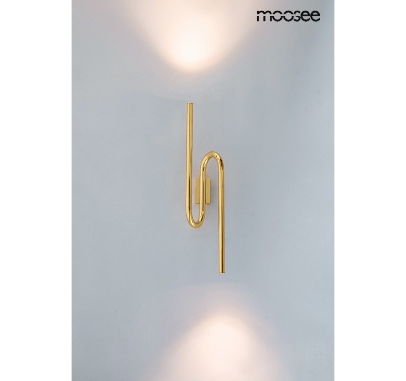 MOOSEE lampa ścienna MACAROON złota