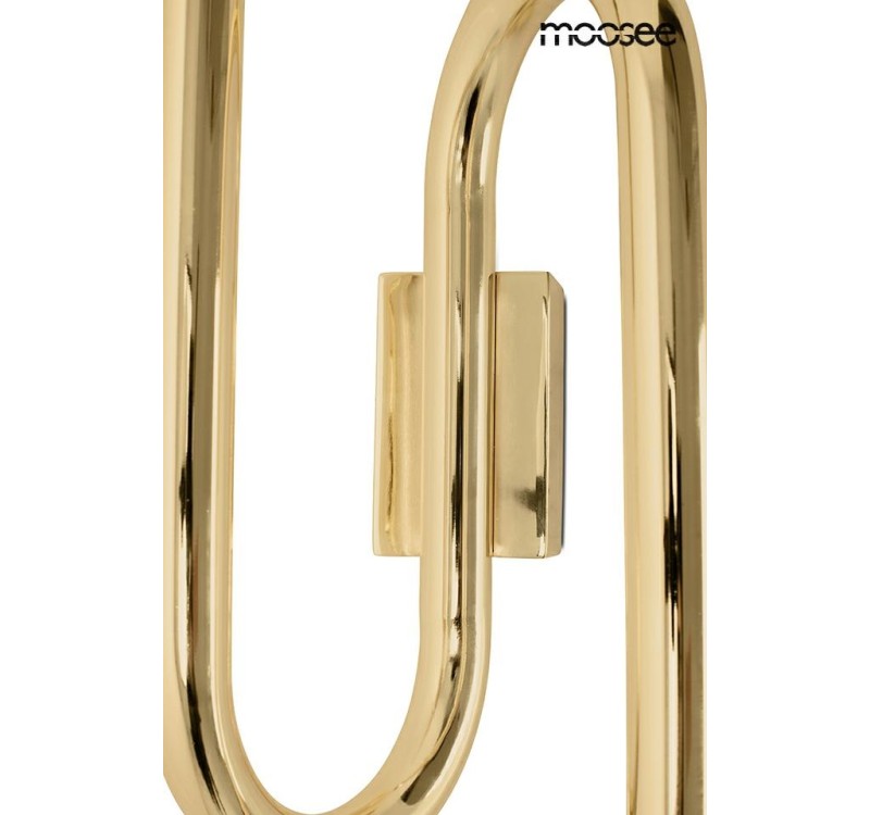 MOOSEE lampa ścienna MACAROON złota