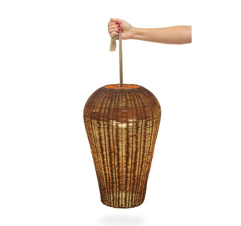 NEW GARDEN lampa wisząca SAONA HANG 50 IN&OUT BATTERY