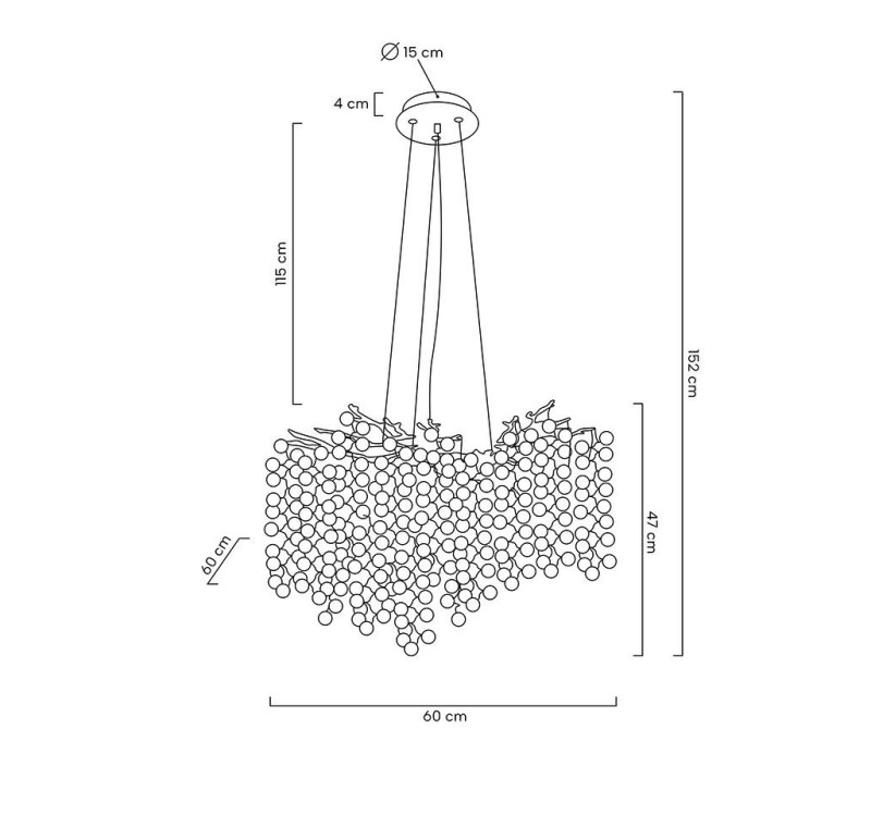 MOOSEE lampa wisząca RIVIERA 60 złota