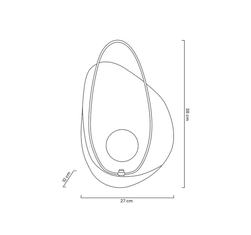 MOOSEE lampa ścienna ROCK