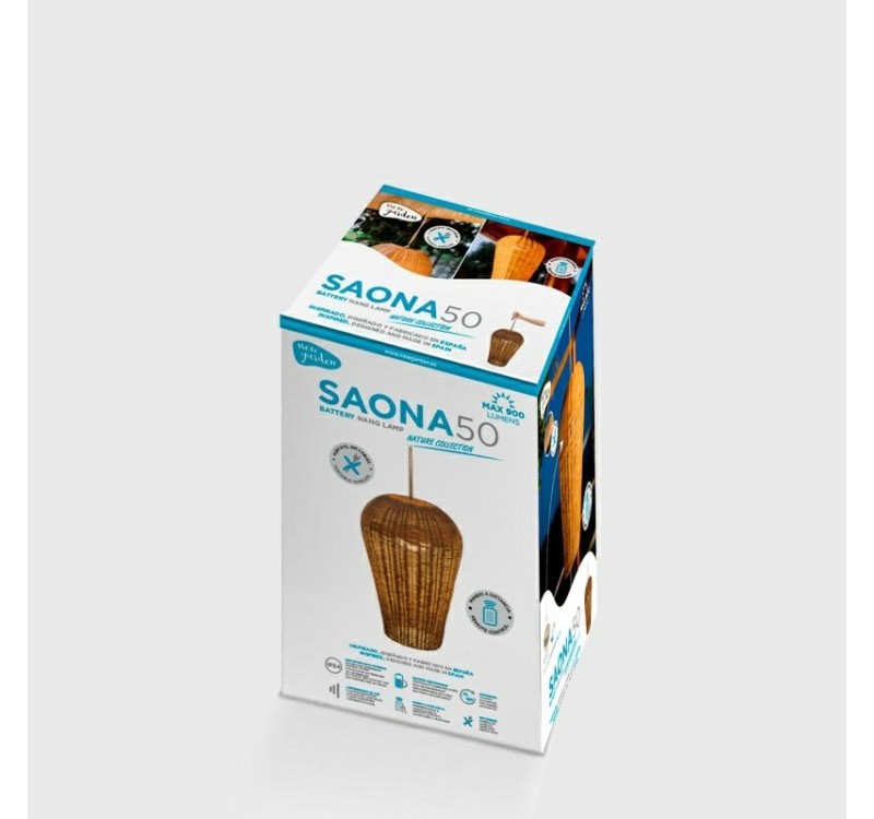 NEW GARDEN lampa wisząca SAONA HANG 50 IN&OUT BATTERY