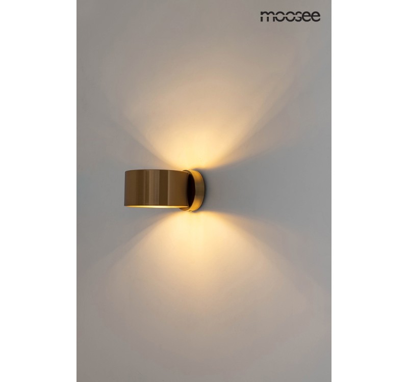 MOOSEE lampa ścienna ARRO złota