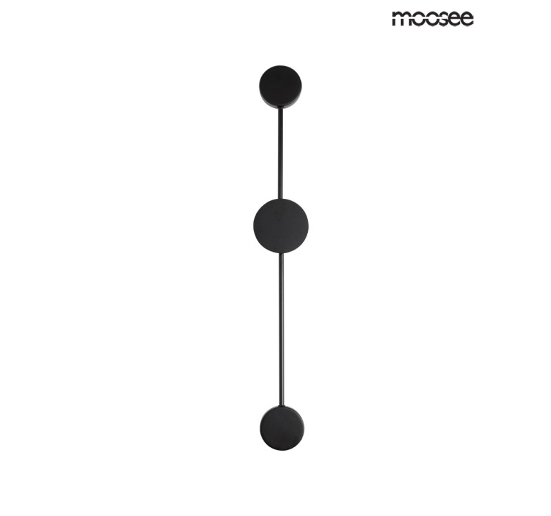 MOOSEE lampa ścienna SHADOW 2 CLOSE czarna