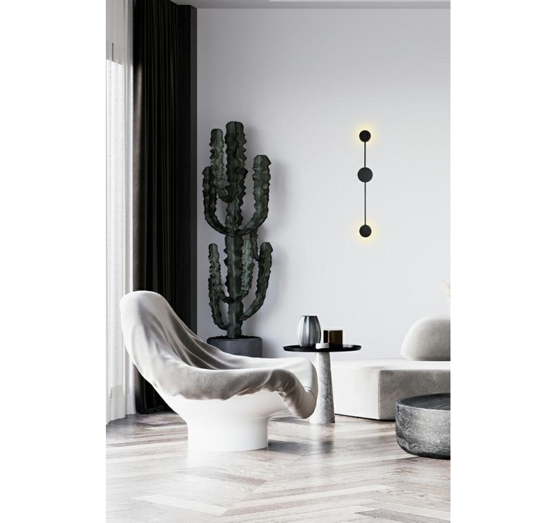 MOOSEE lampa ścienna SHADOW 2 CLOSE czarna